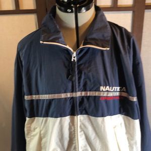 Vtg 90s Nautica Competition Mens Jacket Windbreaker Color Block